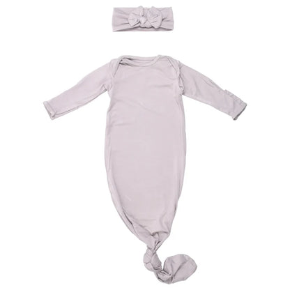 Harbor Mist Knotted Gown + Bow