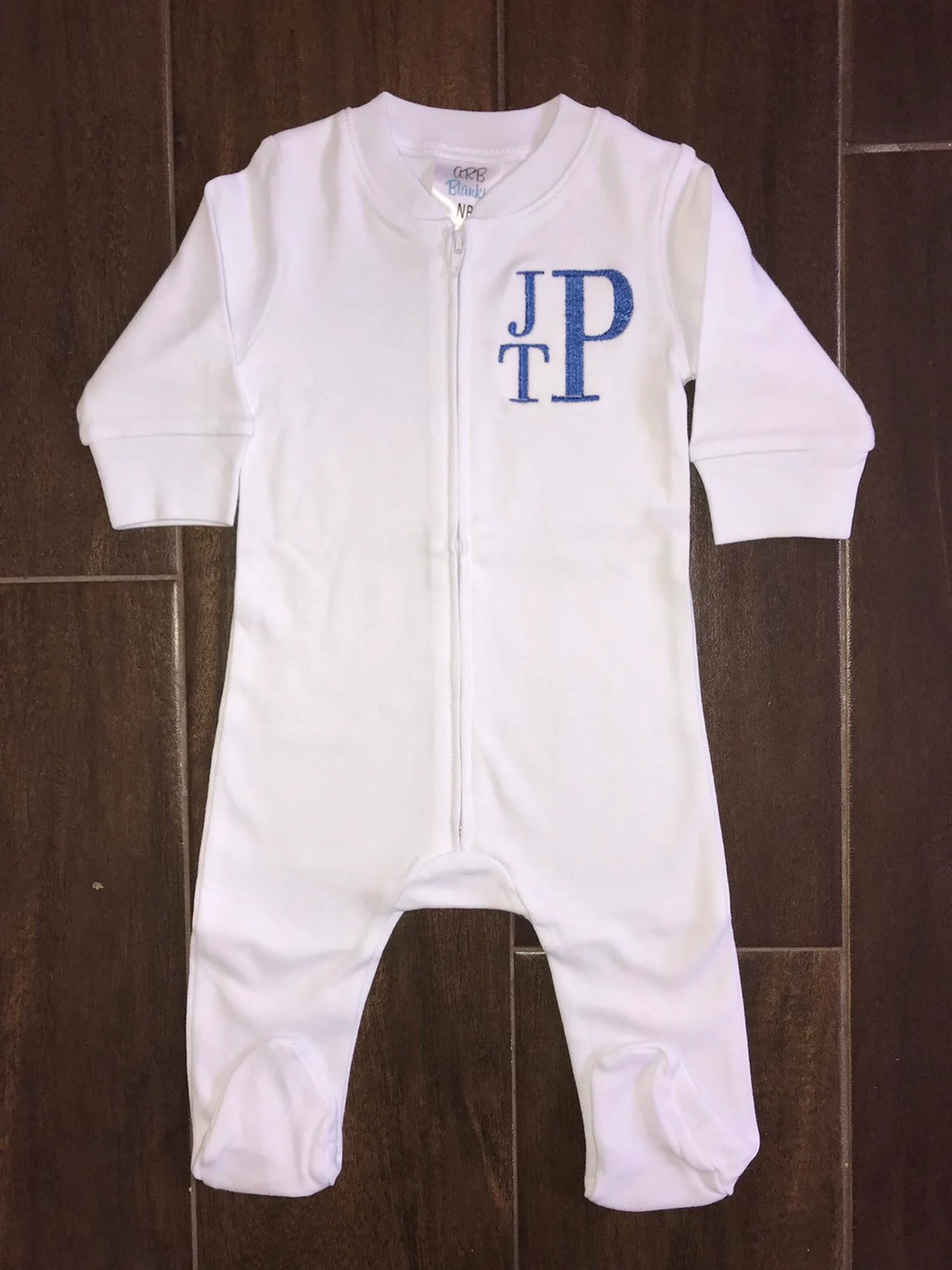 Pre Order Embroidered Zipper Sleeper