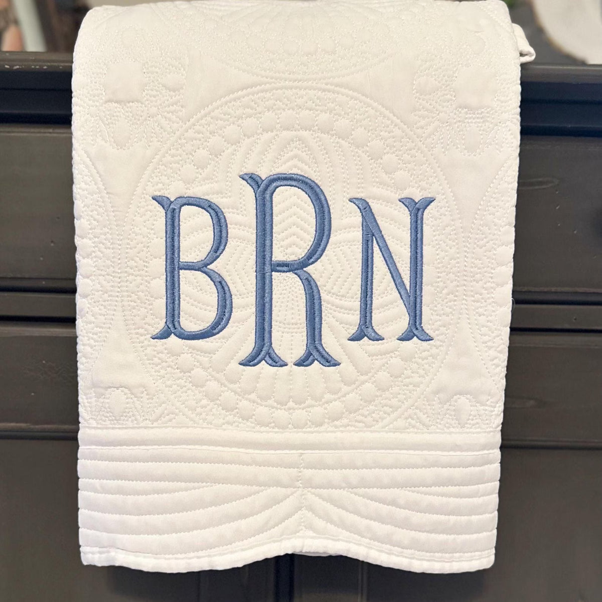 Pre Order Embroidered Baby Quilt