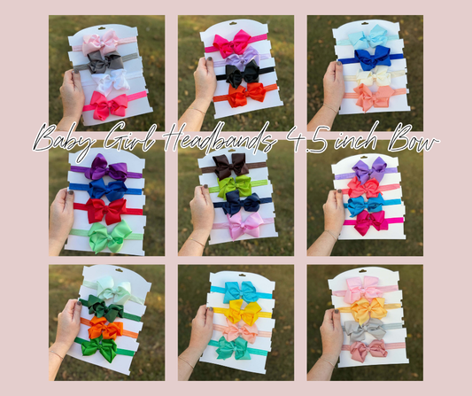 Baby Girl Headband 4.5 inch